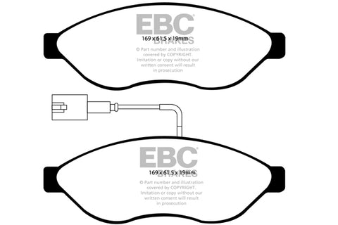 EBC Ultimax OE Replacement Brake Pad Set (DP1968)