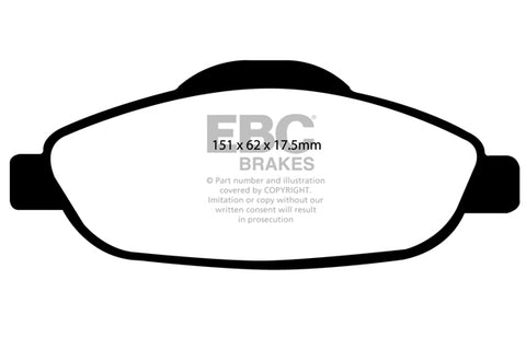 EBC Ultimax OE Replacement Brake Pad Set (DP1978)