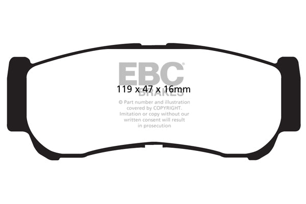 EBC Ultimax OE Replacement Brake Pad Set (DP1982)