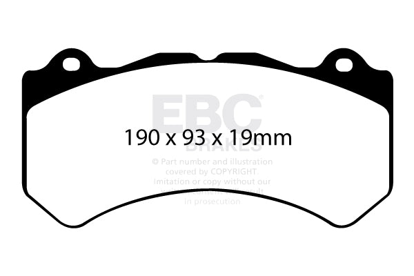 EBC Bluestuff NDX Trackday Brake Pad Set (DP51983NDX)