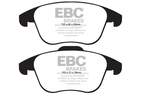 EBC Greenstuff 6000 Series Truck and SUV Brake Pad Set (DP61997)