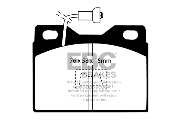 EBC Ultimax OE Replacement Brake Pad Set (DP220/4)