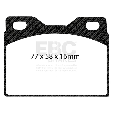 EBC Greenstuff 2000 Series Sport Brake Pad Set (DP2220)