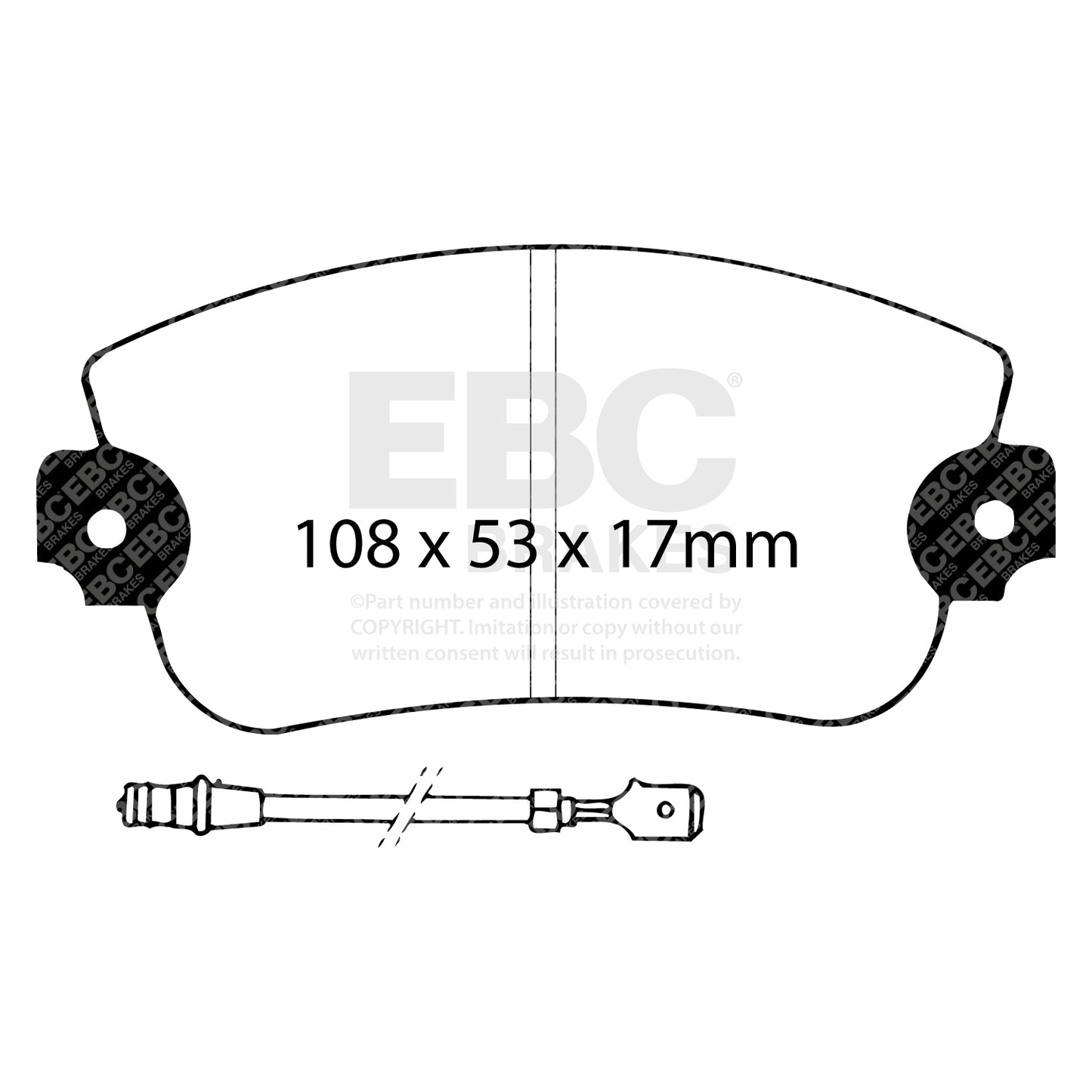 EBC Ultimax OE Replacement Brake Pad Set (DP230)