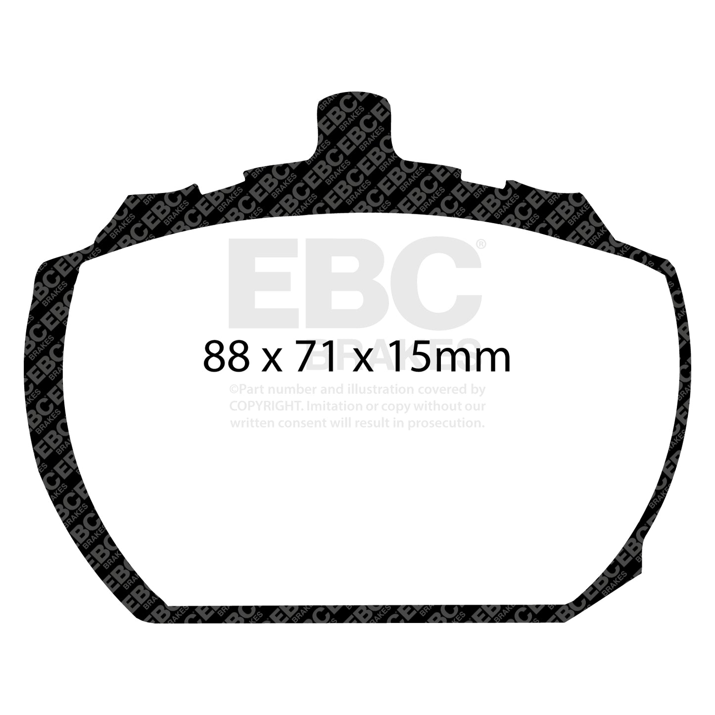 EBC Yellowstuff 4000 Series Street and Track Brake Pad Set (DP4240R)