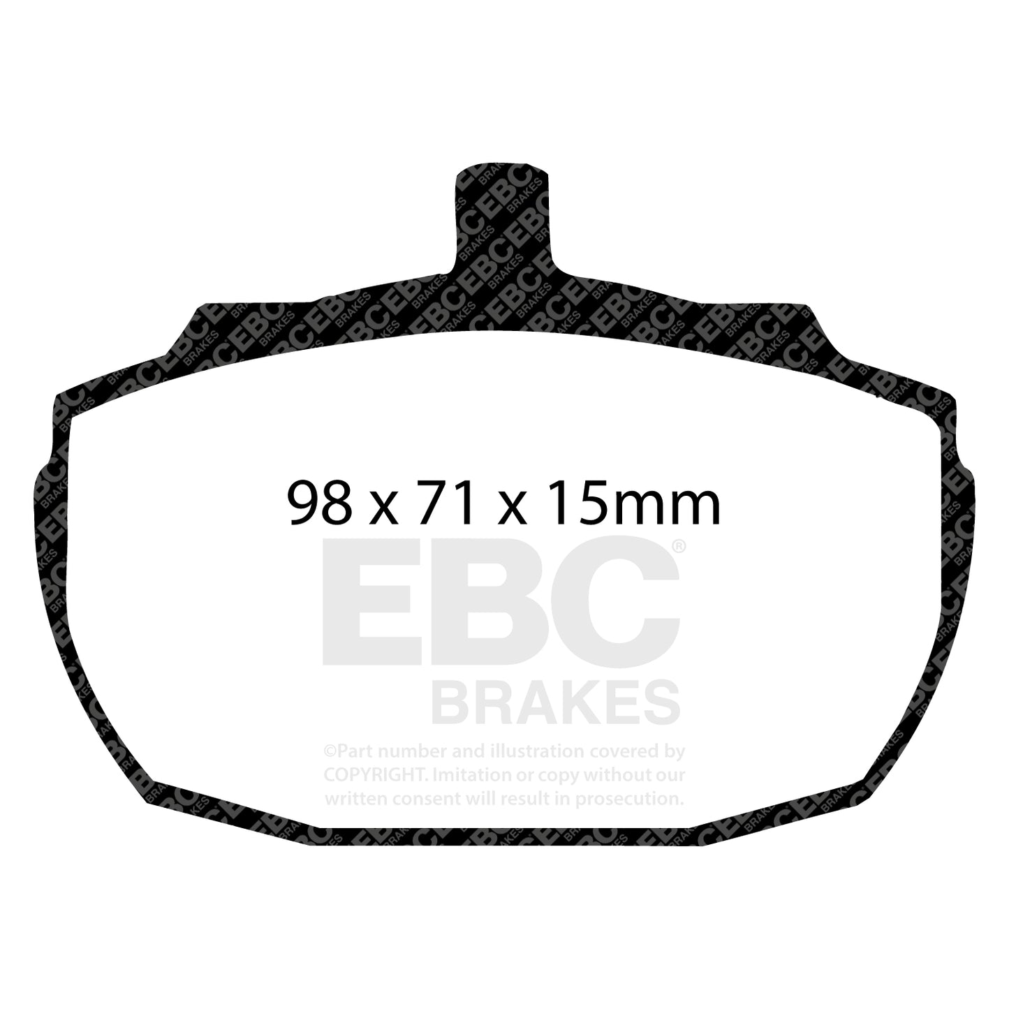 EBC Greenstuff 2000 Series Sport Brake Pad Set (DP2243)