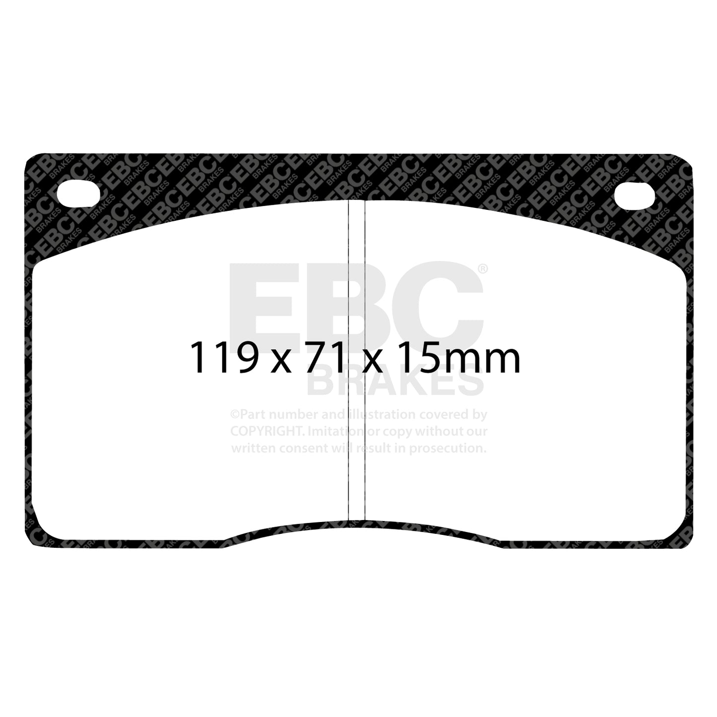 EBC Greenstuff 2000 Series Sport Brake Pad Set (DP2262)