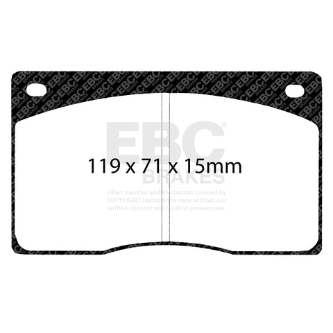 EBC Ultimax OE Replacement Brake Pad Set (DP262)