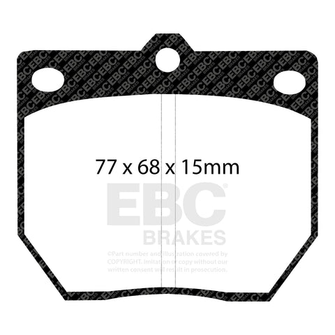 EBC Greenstuff 2000 Series Sport Brake Pad Set (DP2273)