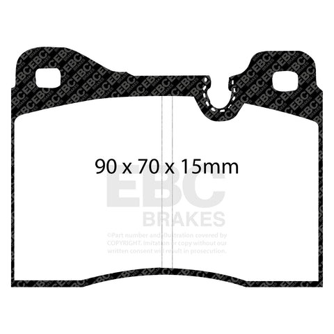 EBC Ultimax OE Replacement Brake Pad Set (DP282)