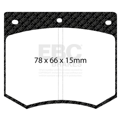 EBC Greenstuff 2000 Series Sport Brake Pad Set (DP2291)