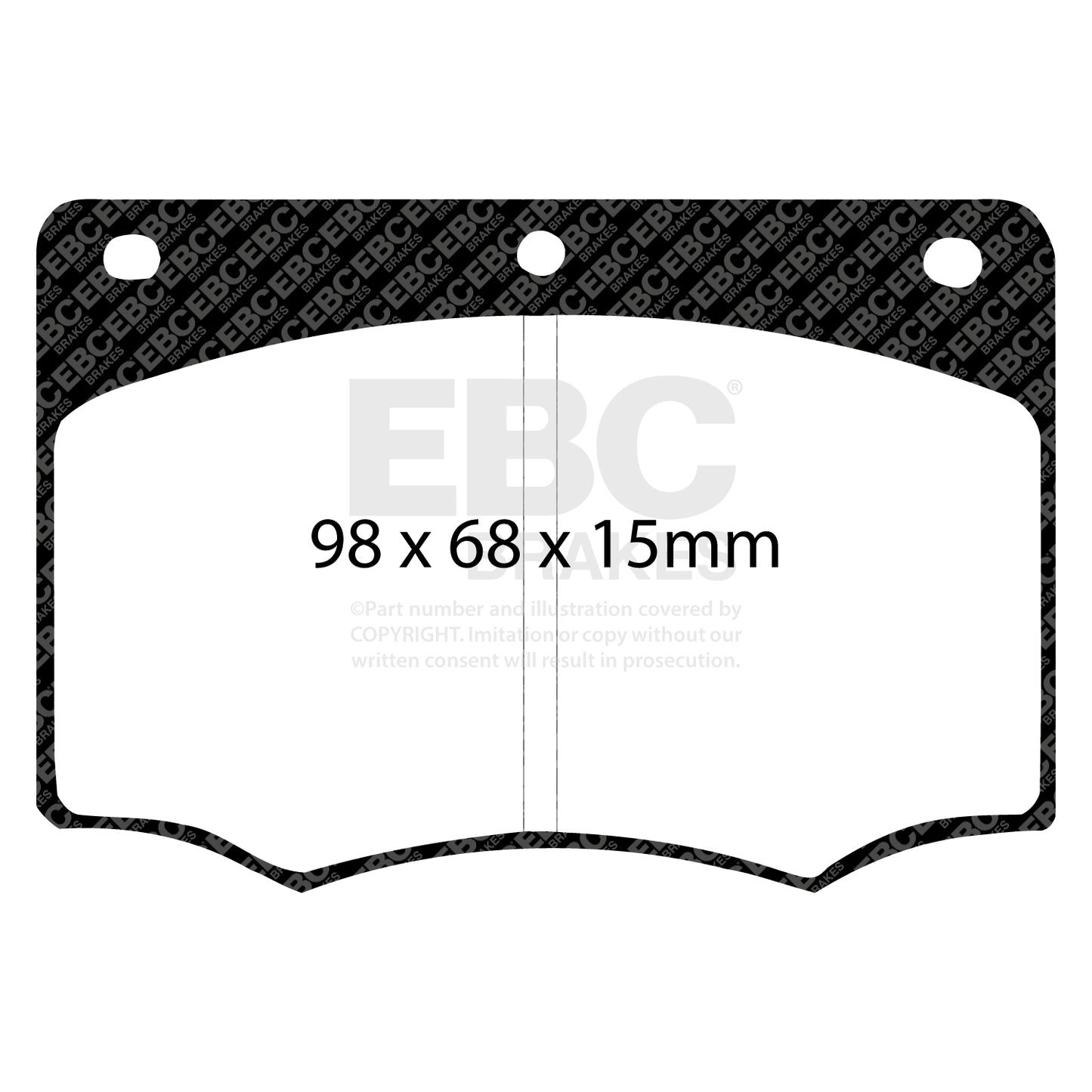 EBC Greenstuff 2000 Series Sport Brake Pad Set (DP2296)