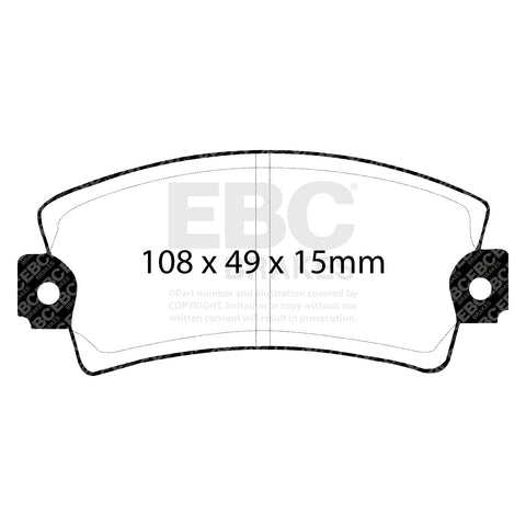 EBC Ultimax OE Replacement Brake Pad Set (DP317)