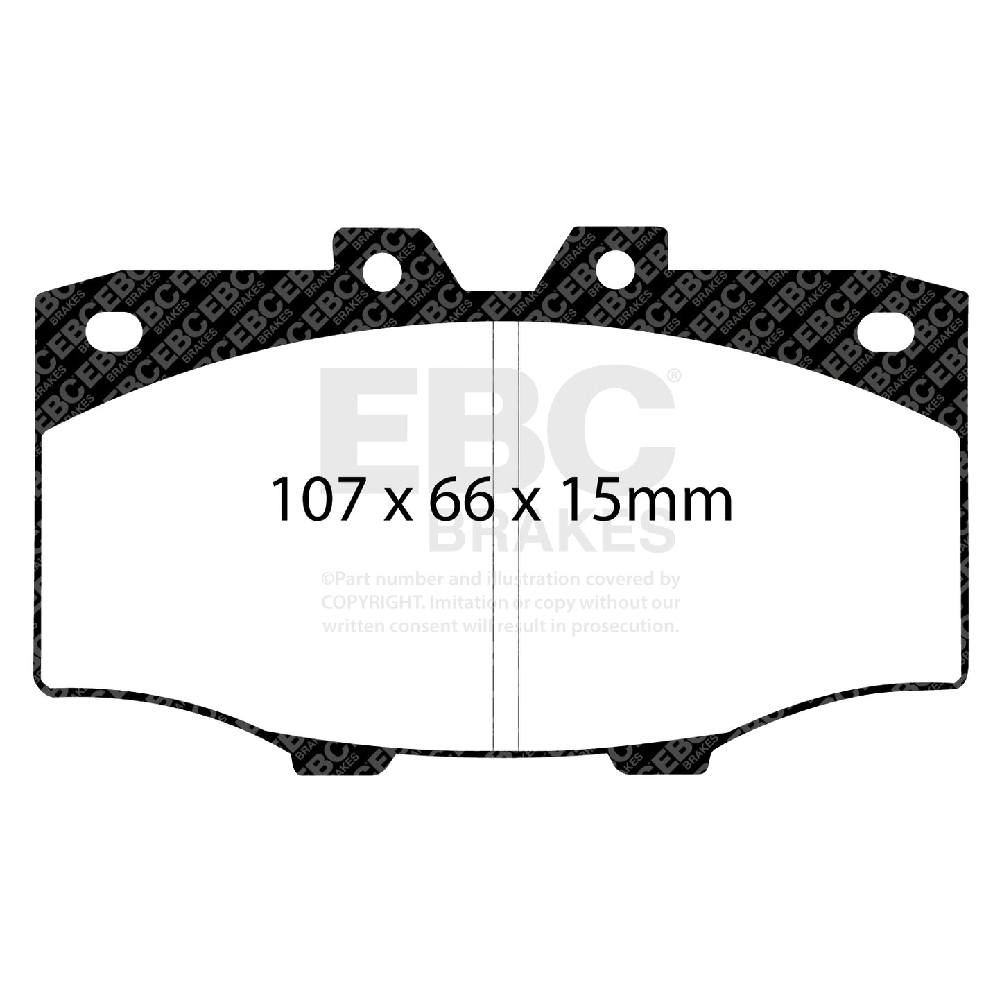 EBC Ultimax OE Replacement Brake Pad Set (DP380)