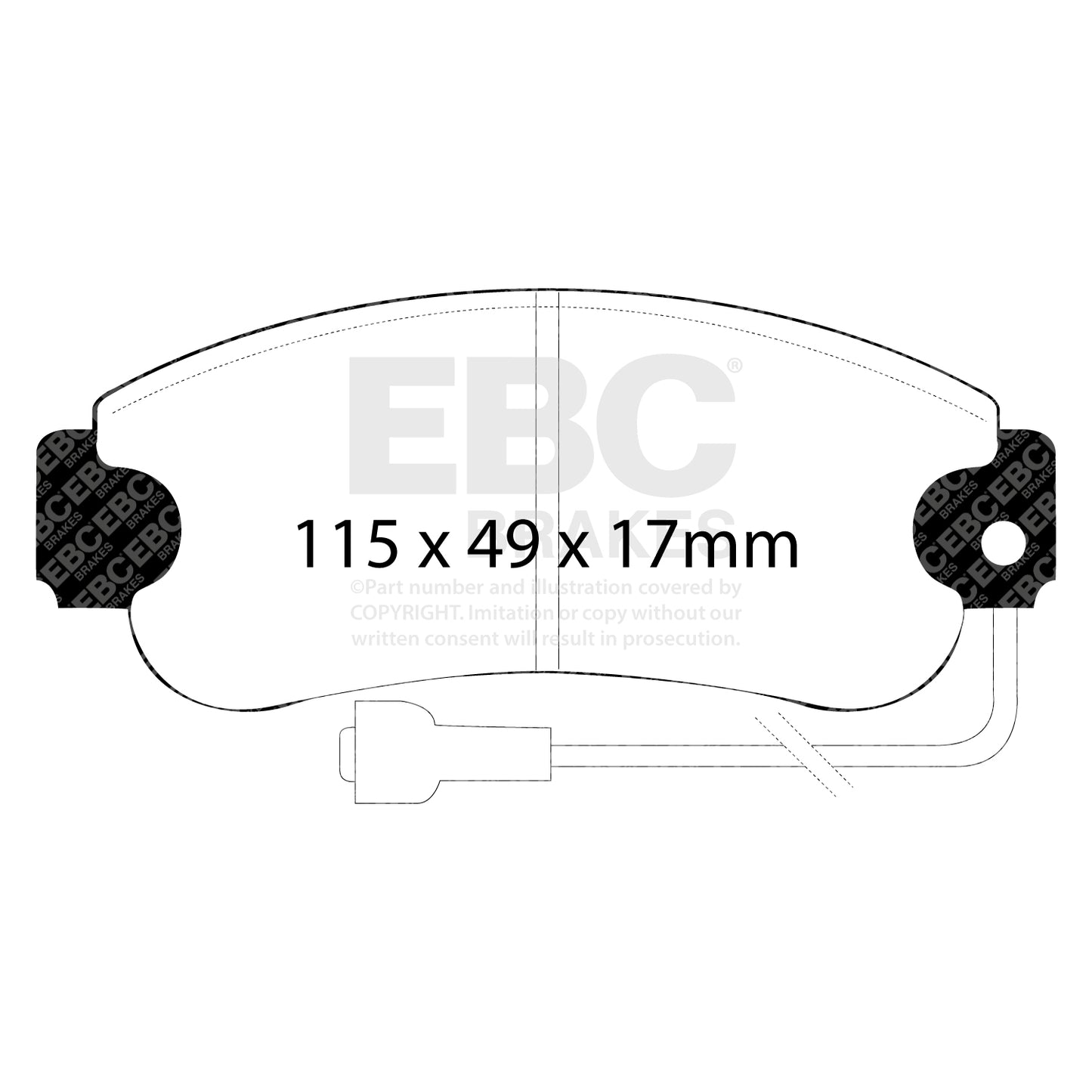 EBC Ultimax OE Replacement Brake Pad Set (DP385)