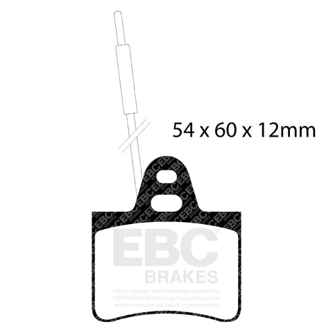 EBC Ultimax OE Replacement Brake Pad Set (DP412)