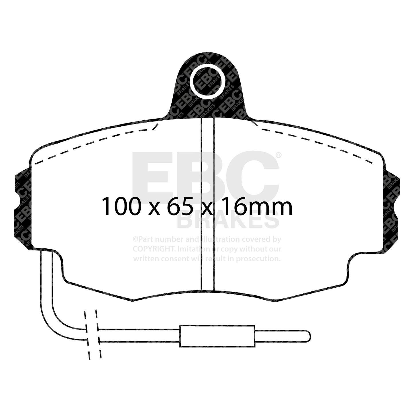 EBC Ultimax OE Replacement Brake Pad Set (DP426/4)