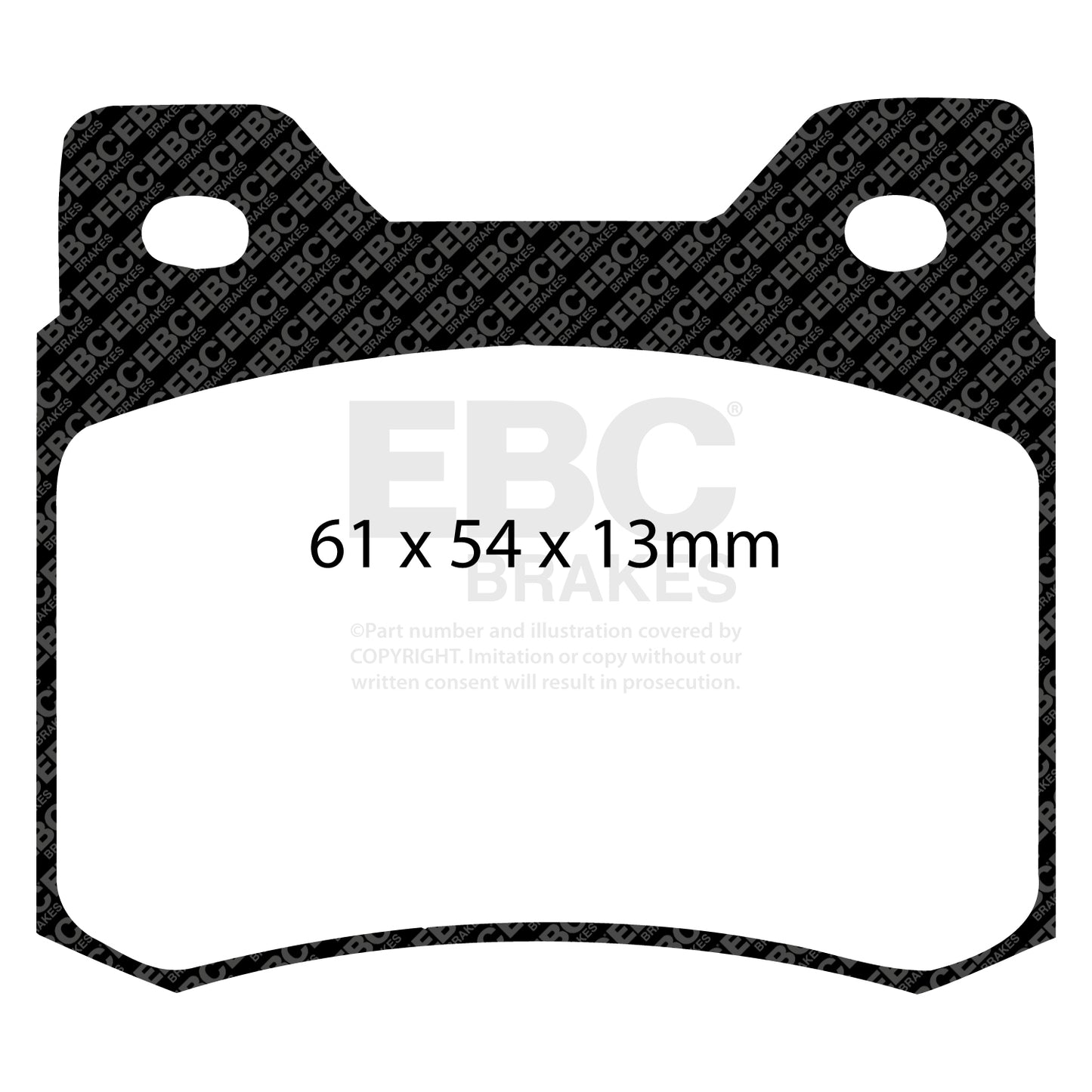 EBC Greenstuff 2000 Series Sport Brake Pad Set (DP2464)