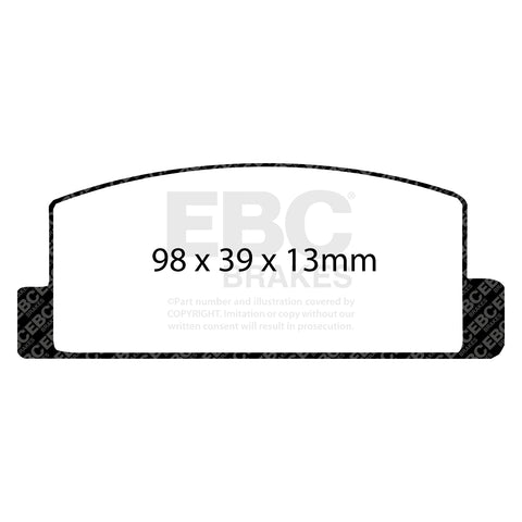 EBC Ultimax OE Replacement Brake Pad Set (DP466)