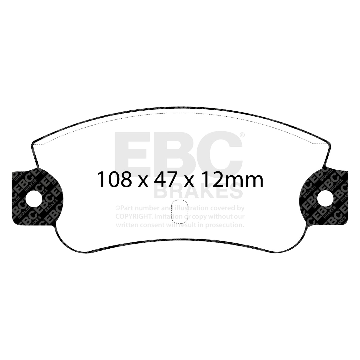 EBC Ultimax OE Replacement Brake Pad Set (DP501)