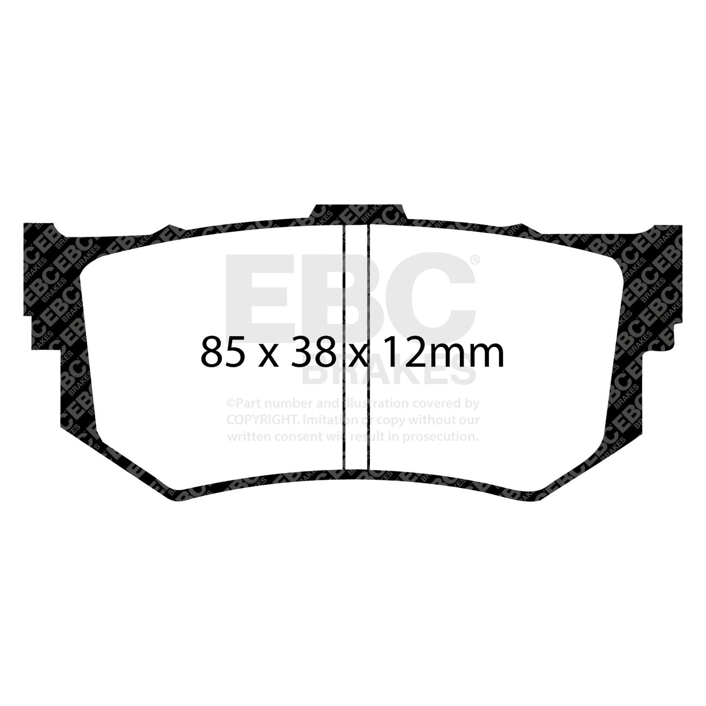 EBC Ultimax OE Replacement Brake Pad Set (DP514)