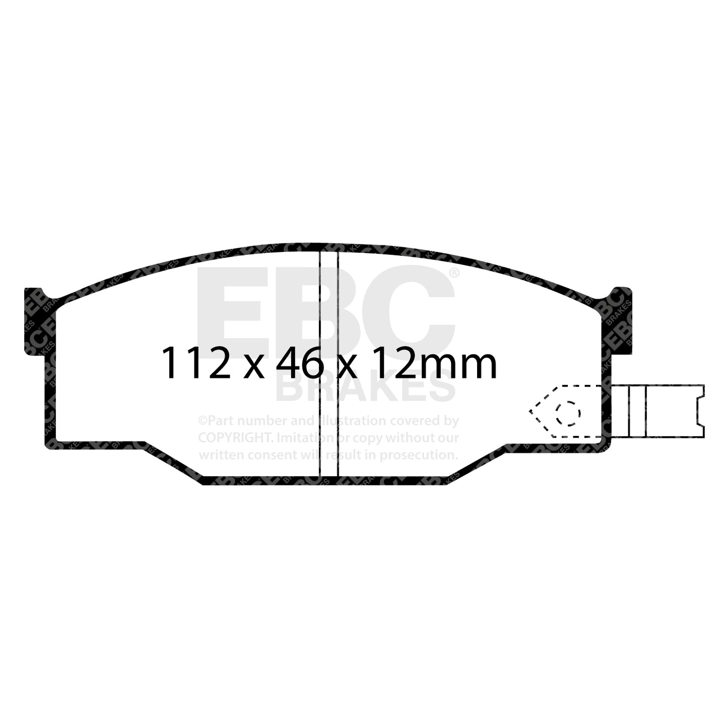 EBC Ultimax OE Replacement Brake Pad Set (DP531)