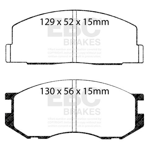 EBC Ultimax OE Replacement Brake Pad Set (DP536)