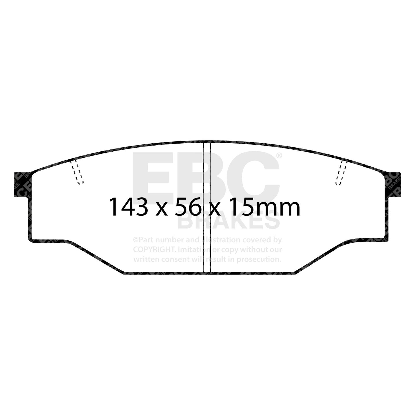 EBC Ultimax OE Replacement Brake Pad Set (DP539)