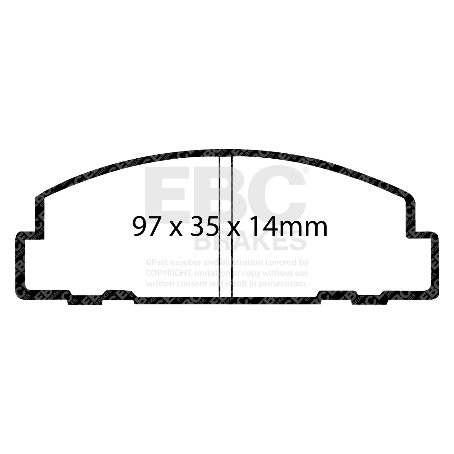 EBC Ultimax OE Replacement Brake Pad Set (DP542)