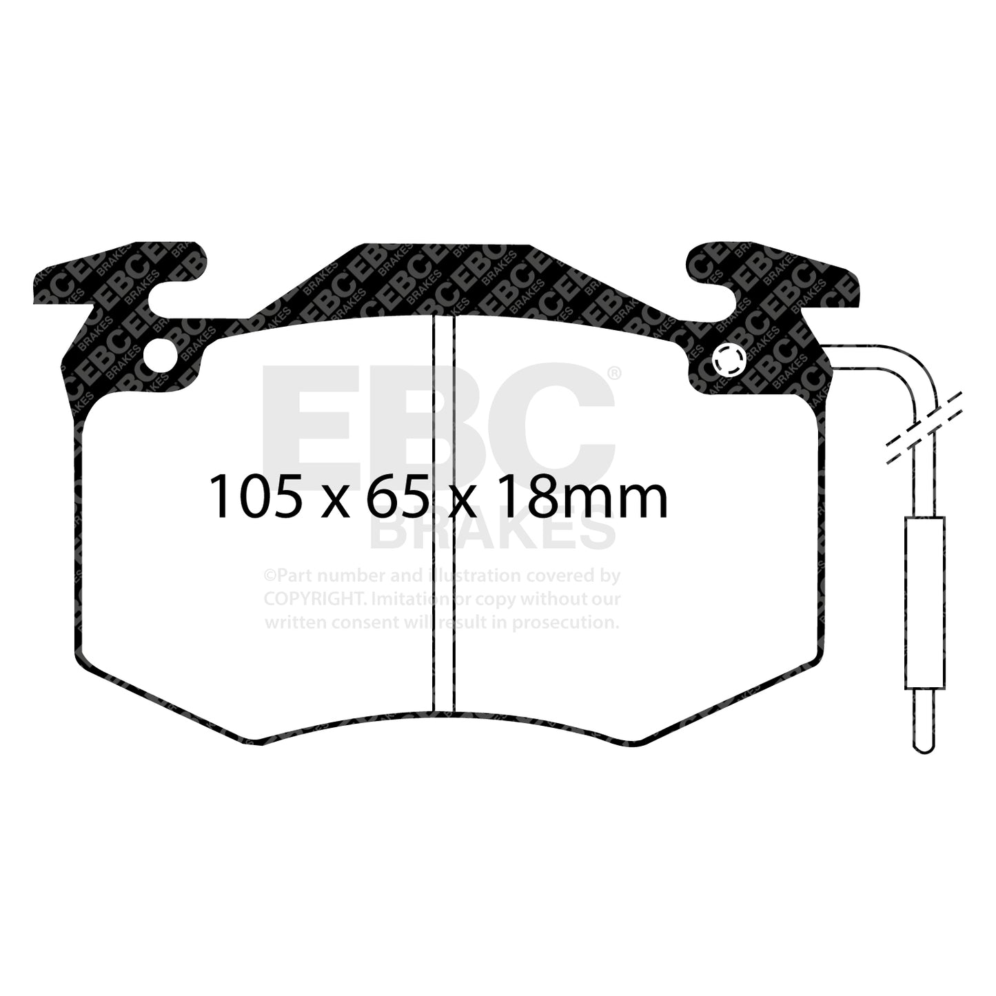 EBC Greenstuff 2000 Series Sport Brake Pad Set (DP2546)