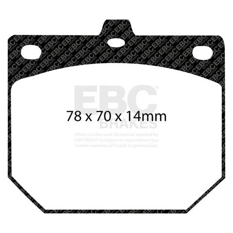 EBC Ultimax OE Replacement Brake Pad Set (DP562)