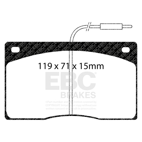 EBC Ultimax OE Replacement Brake Pad Set (DP581)