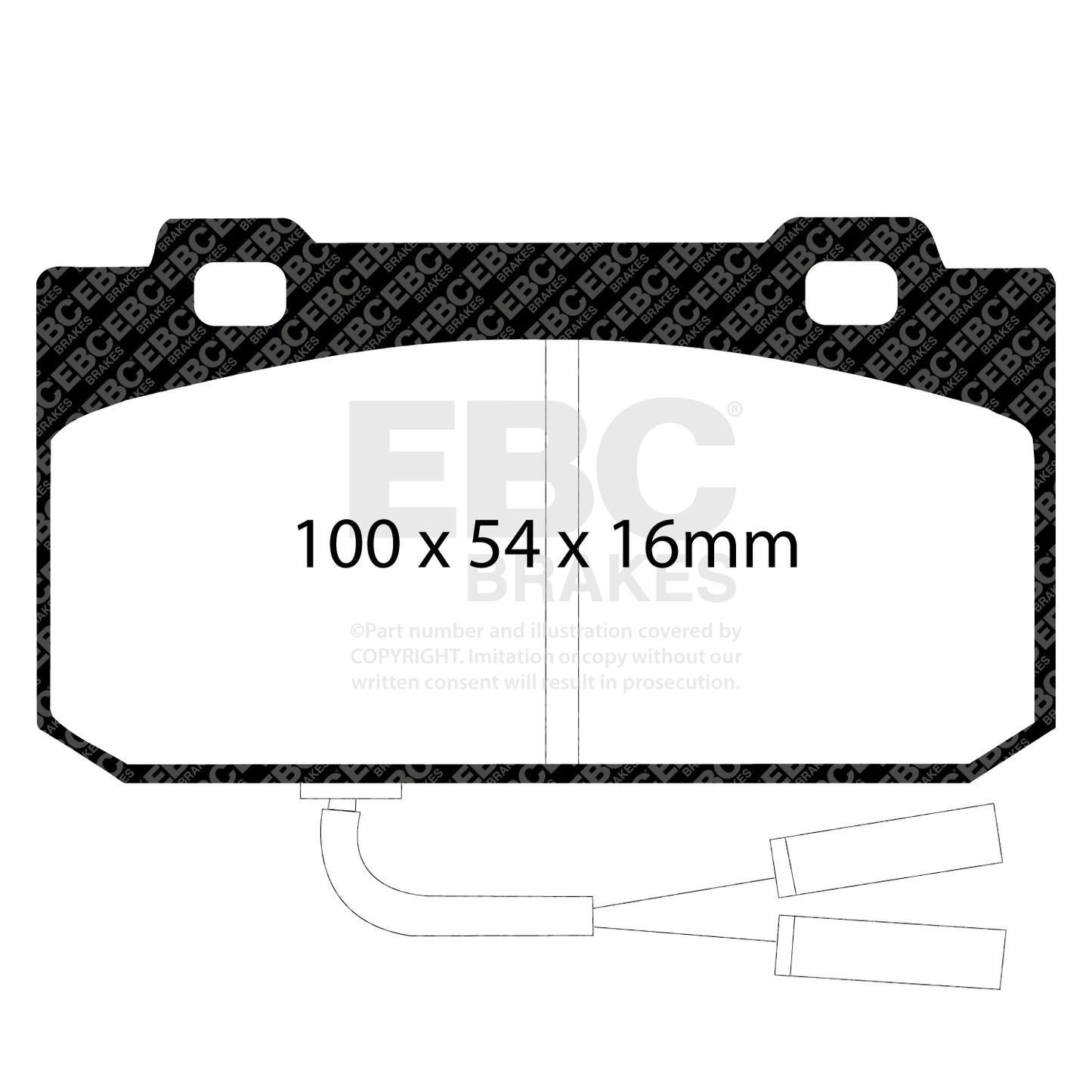 EBC Ultimax OE Replacement Brake Pad Set (DP625)