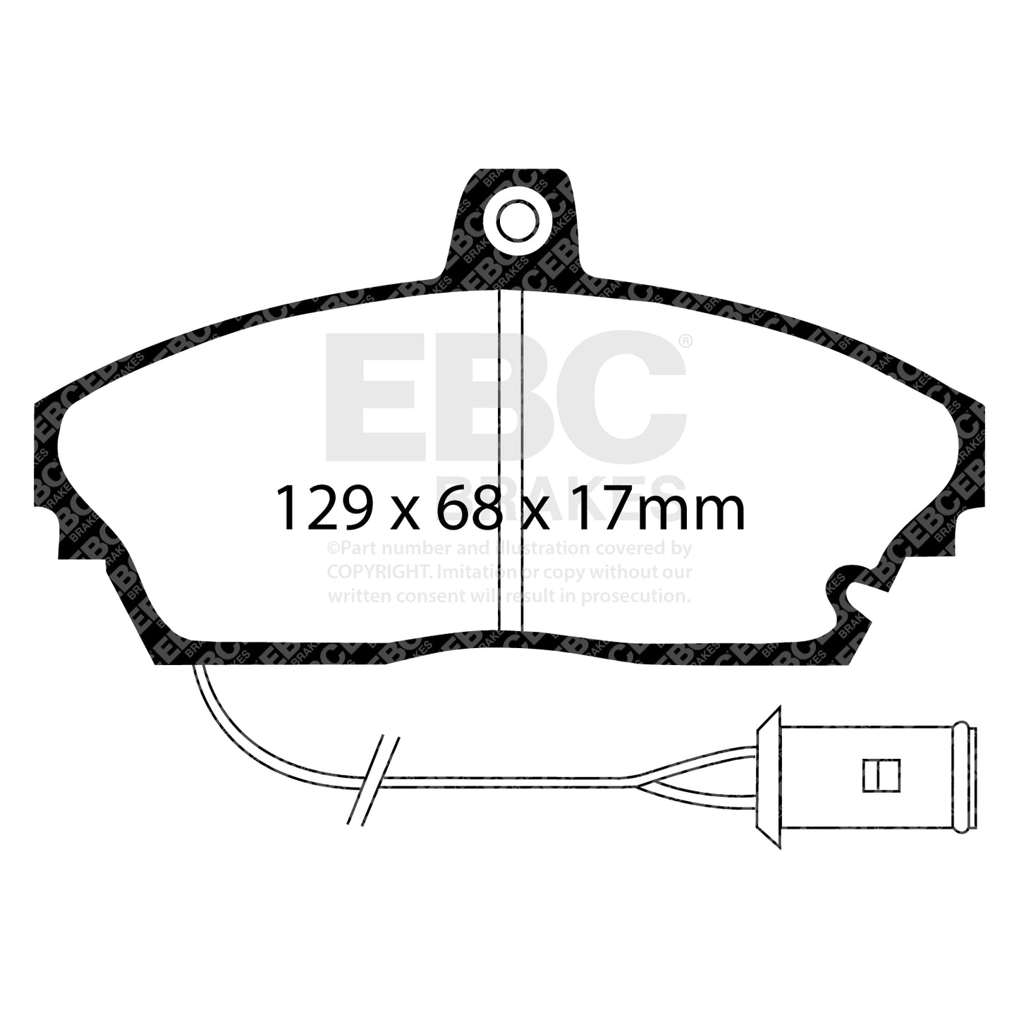 EBC Ultimax OE Replacement Brake Pad Set (DP643)