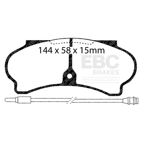 EBC Ultimax OE Replacement Brake Pad Set (DP652)