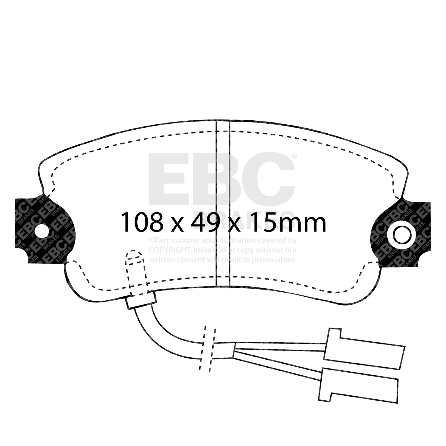 EBC Ultimax OE Replacement Brake Pad Set (DP653)