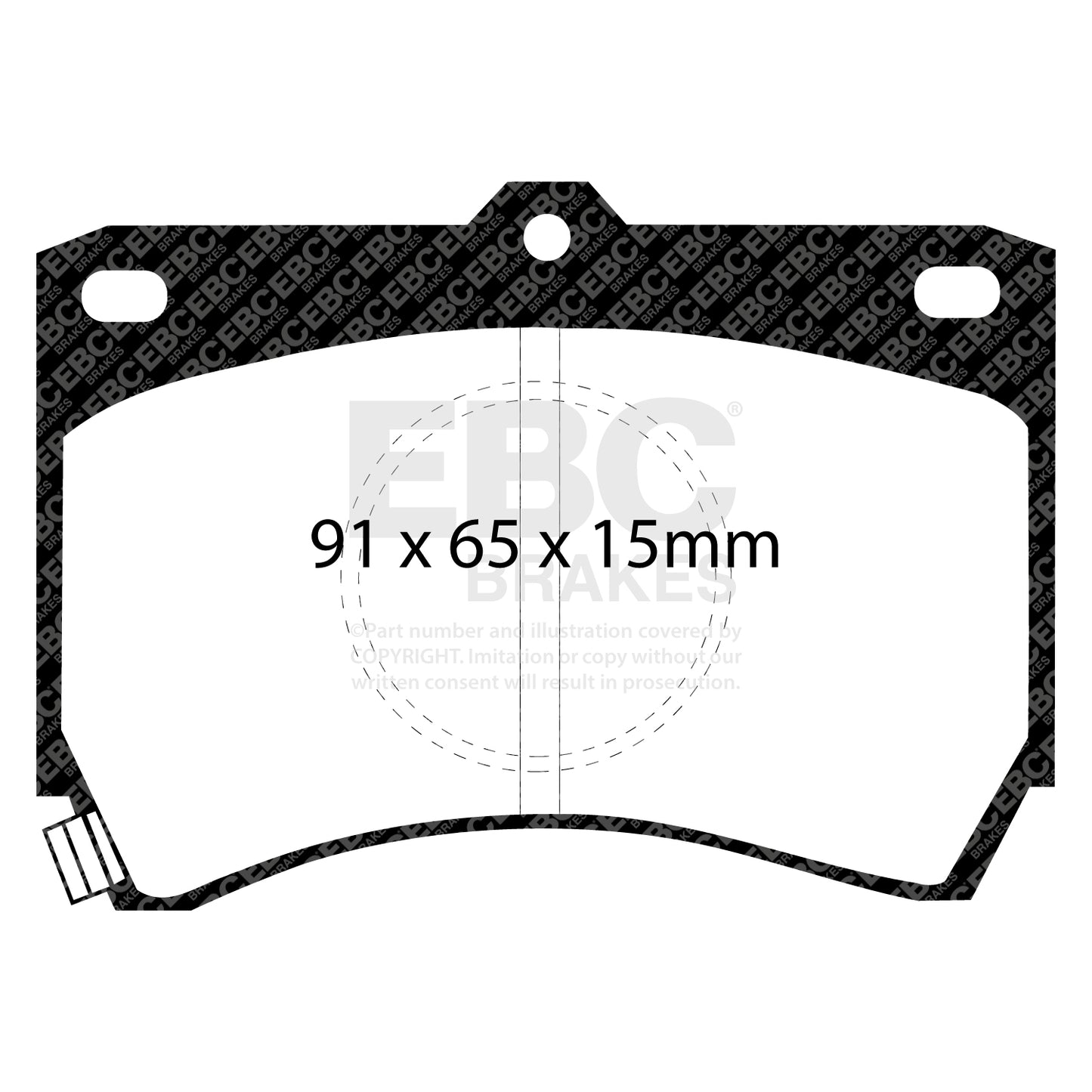 EBC Ultimax OE Replacement Brake Pad Set (DP655)