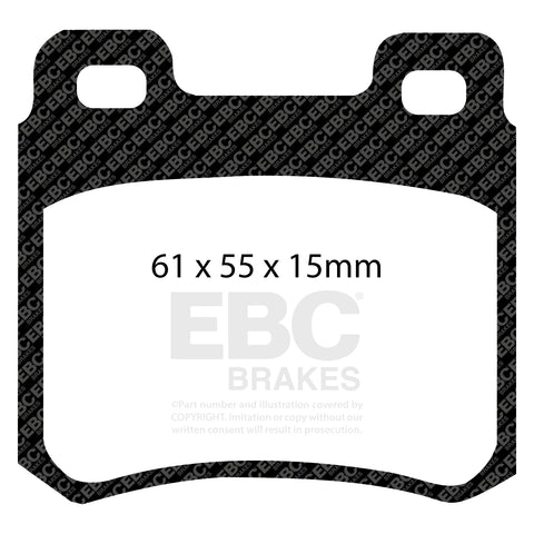 EBC Greenstuff 2000 Series Sport Brake Pad Set (DP2671)