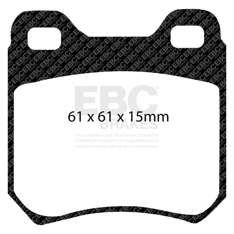 EBC Ultimax OE Replacement Brake Pad Set (DP676)