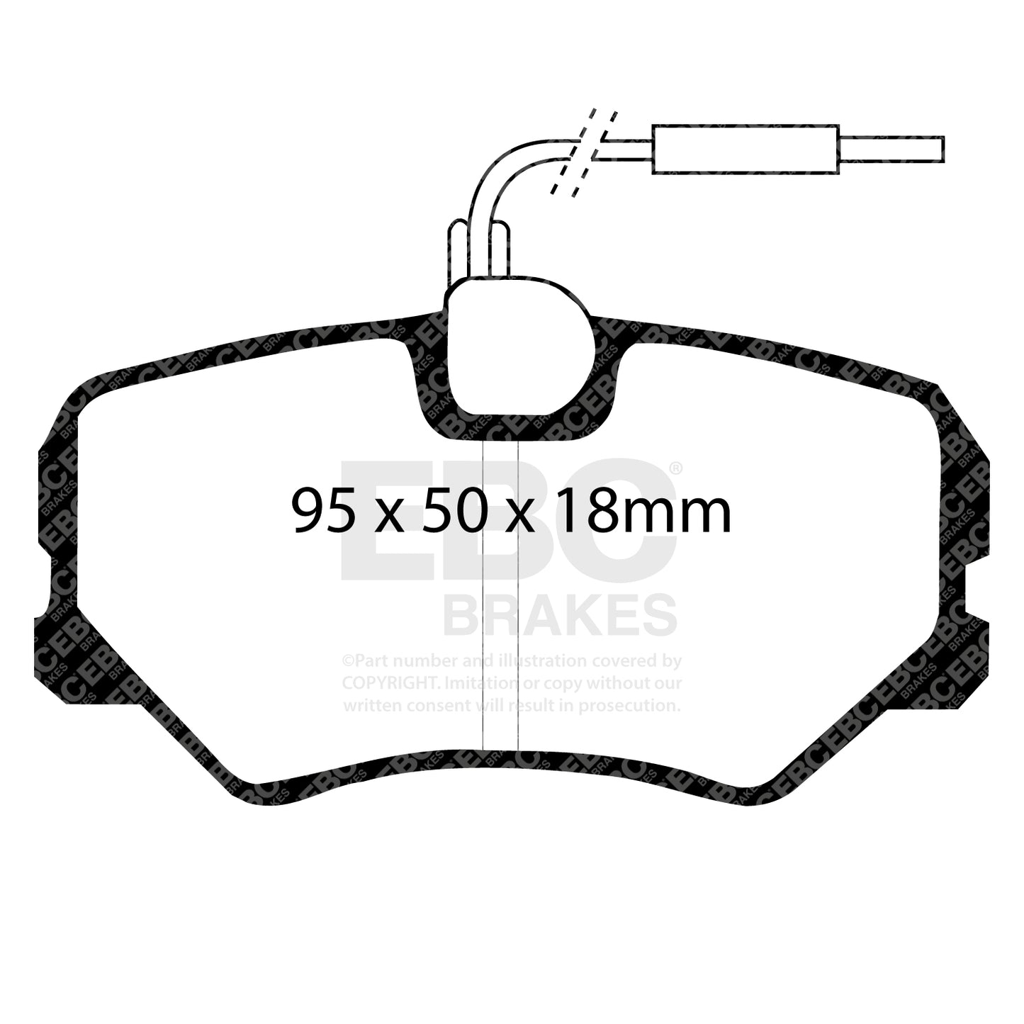 EBC Greenstuff 2000 Series Sport Brake Pad Set (DP2687)