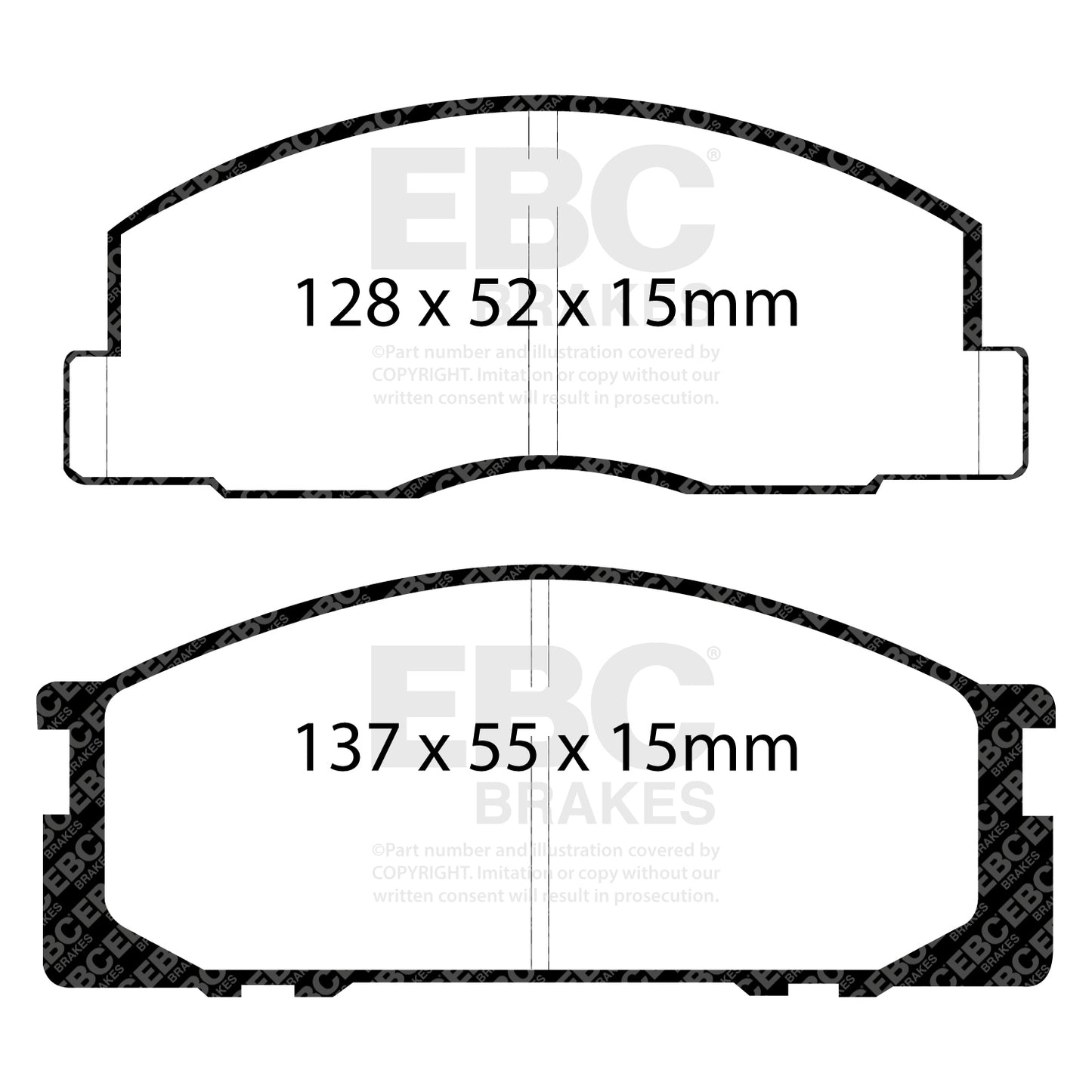 EBC Ultimax OE Replacement Brake Pad Set (DP743)