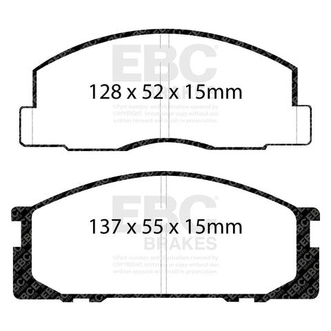 EBC Ultimax OE Replacement Brake Pad Set (DP743)