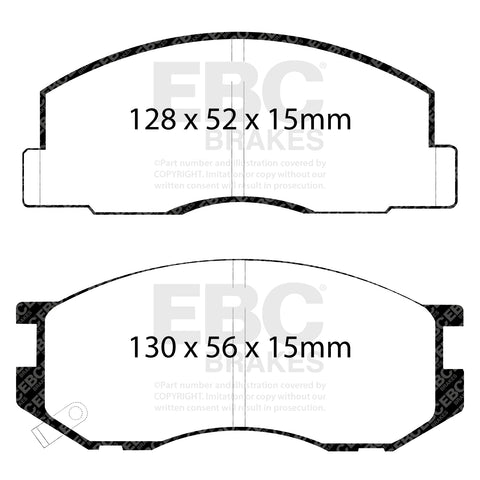 EBC Ultimax OE Replacement Brake Pad Set (DP747)