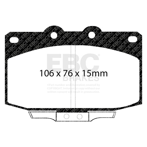 EBC Ultimax OE Replacement Brake Pad Set (DP763)