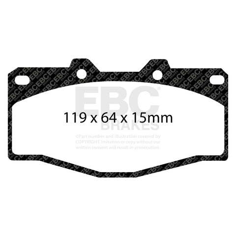 EBC Ultimax OE Replacement Brake Pad Set (DP797)