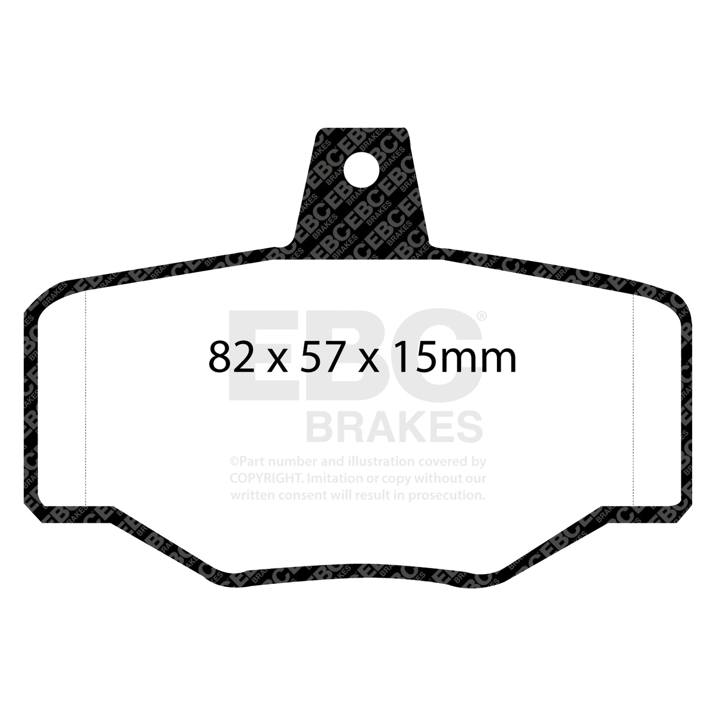 EBC Greenstuff 2000 Series Sport Brake Pad Set (DP2834)