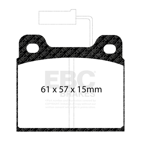 EBC Ultimax OE Replacement Brake Pad Set (DP913)