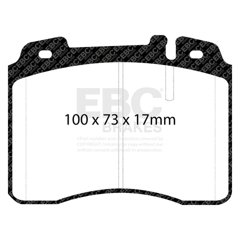 EBC Ultimax OE Replacement Brake Pad Set (DP927)