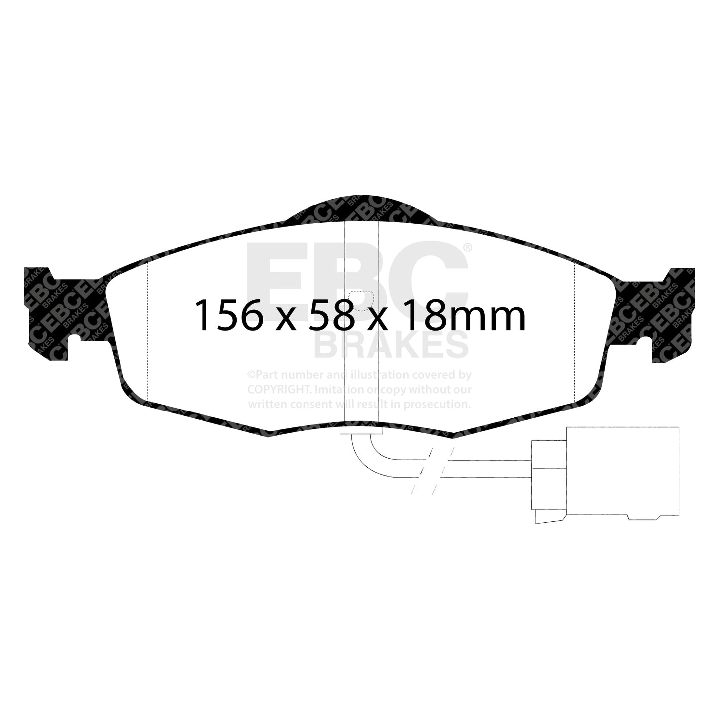 EBC Greenstuff 2000 Series Sport Brake Pad Set (DP2955)