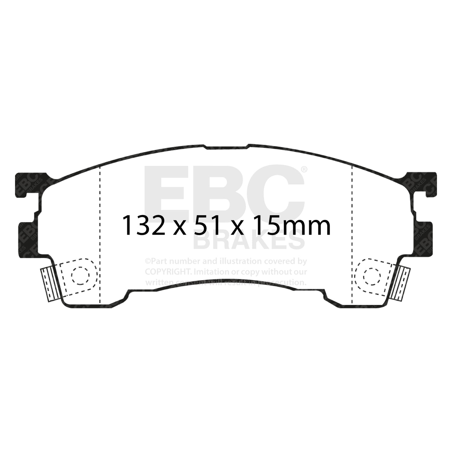 EBC Greenstuff 2000 Series Sport Brake Pad Set (DP2971)